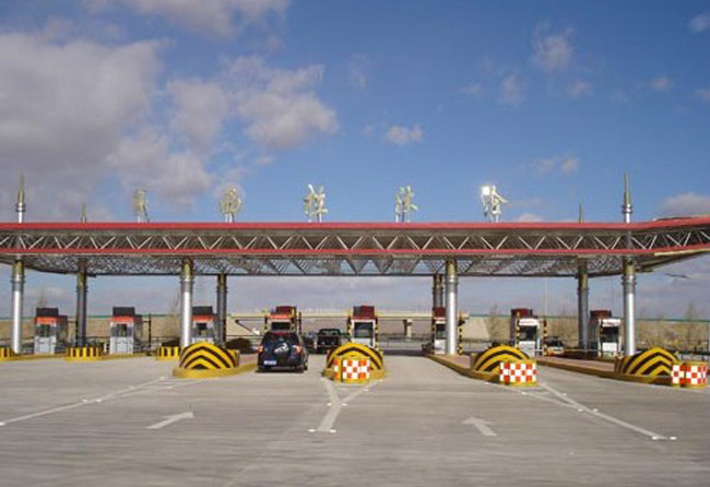 河东收费站网架工程