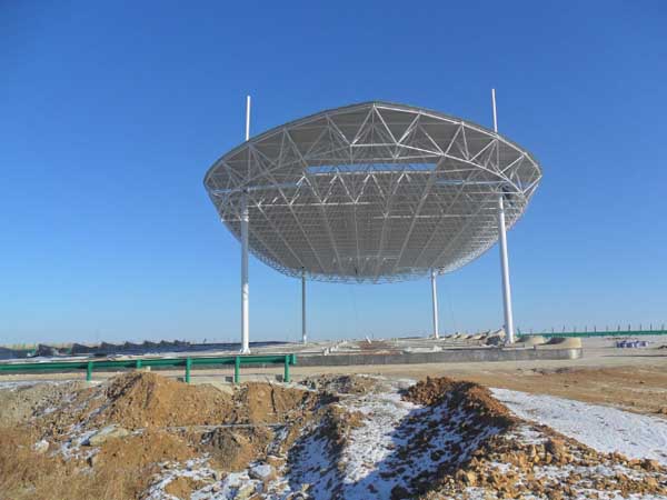 河东加油站网架工程